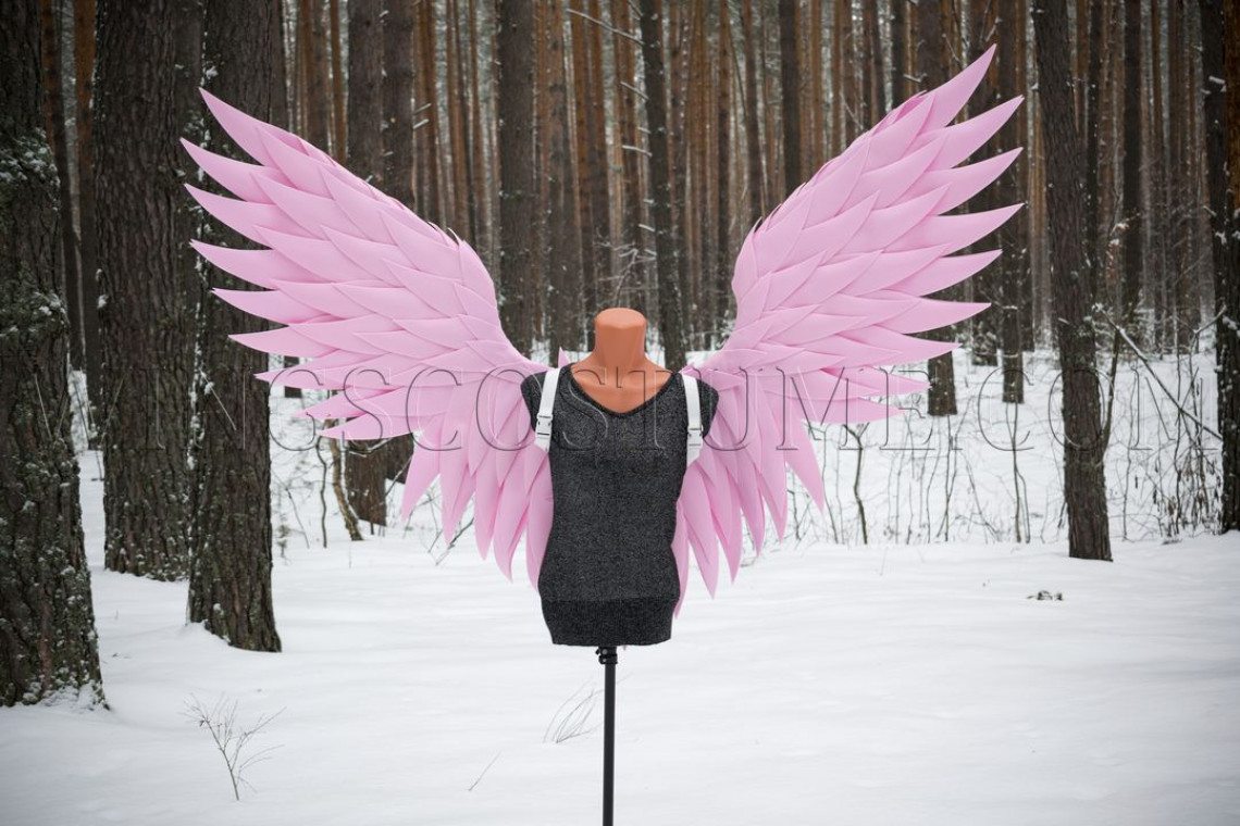 Buy Realistic Angel Wings Costume Pink Lady Mini 